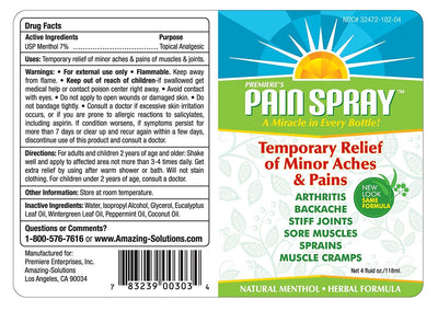 Premiere's Pain Spray Mix & Match 3-Pack