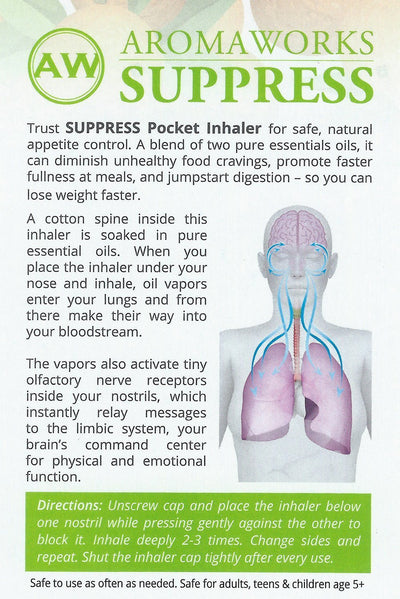 SUPPRESS Pocket Inhaler Sample