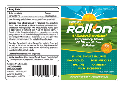 Premiere's Pain Spray Roll-On 24-Pack